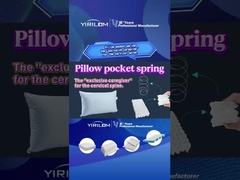 إمدادات 1.0mm الفولاذ المغلف 3 بوصة ارتفاع وحدة الربيع الجيبي ربيع الجيب للوسادة