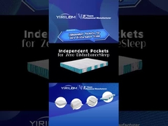 ربيع جيب معدني عالي القوة طول 7 بوصة فراش ربيع جيب